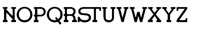 Gatius Rodeo Regular Font UPPERCASE