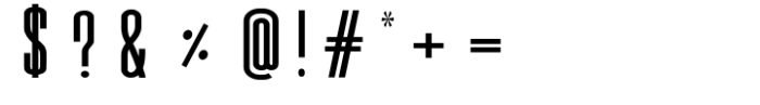 Gatsby Display Regular Font OTHER CHARS