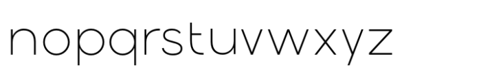Gatte Modern Light Font LOWERCASE