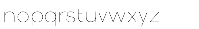 Gatte Modern Thin Font LOWERCASE