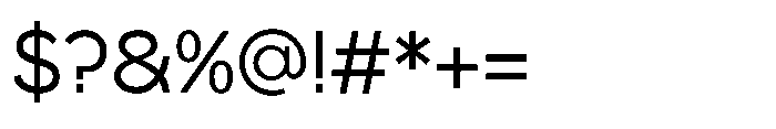 Gatte Modern Variable Font OTHER CHARS