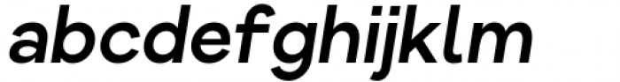 Gatter Sans Bold Italic Font LOWERCASE