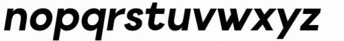 Gatter Sans Extra Bold Italic Font LOWERCASE