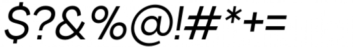 Gatter Sans Medium Italic Font OTHER CHARS