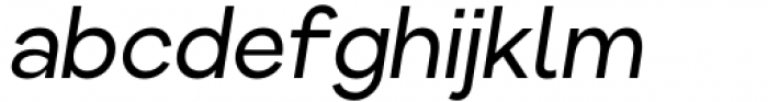 Gatter Sans Medium Italic Font LOWERCASE