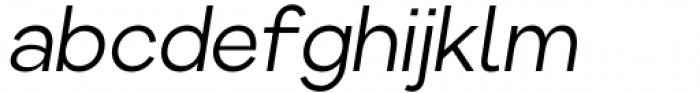 Gatter Sans Regular Italic Font LOWERCASE