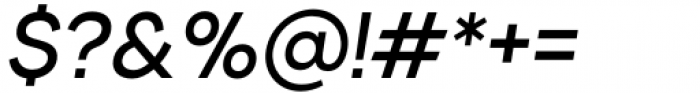 Gatter Sans Semi Bold Italic Font OTHER CHARS