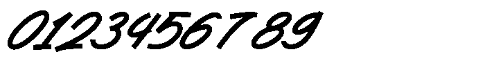 Gatyhare Bold Italic Font OTHER CHARS