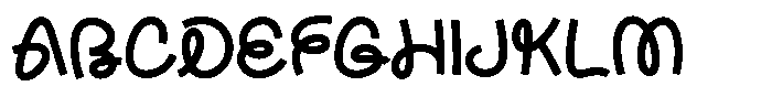 Gatyhare Bold Font UPPERCASE