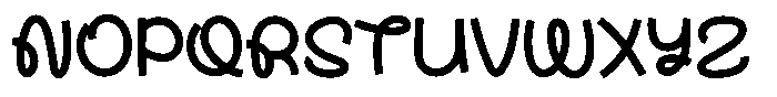 Gatyhare Bold Font UPPERCASE