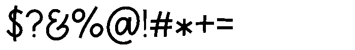 Gatyhare Regular Font OTHER CHARS