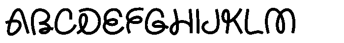 Gatyhare Regular Font UPPERCASE