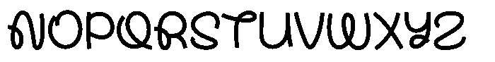 Gatyhare Regular Font UPPERCASE