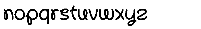 Gatyhare Regular Font LOWERCASE