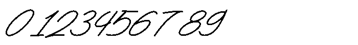 Gatyhare Thin Italic Font OTHER CHARS
