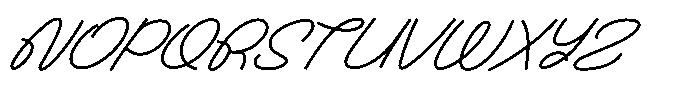 Gatyhare Thin Italic Font UPPERCASE