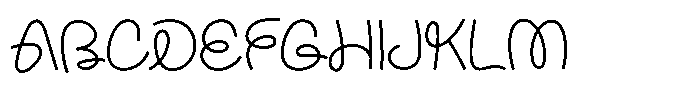 Gatyhare Thin Font UPPERCASE
