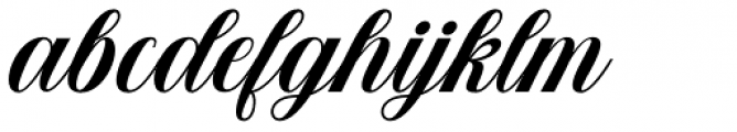 Gaulmen Script Italic Font LOWERCASE