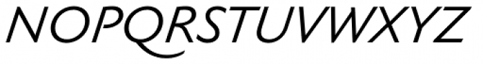 Gaultier Regular Italic Font UPPERCASE