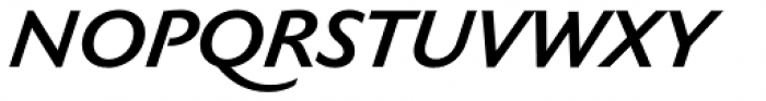 Gaultier Semi Bold Italic Font UPPERCASE