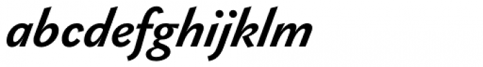 Gaultier Semi Bold Italic Font LOWERCASE
