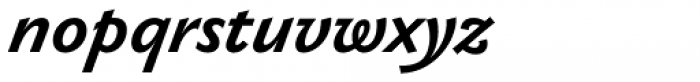 Gaultier Semi Bold Italic Font LOWERCASE