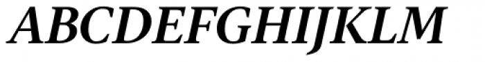Gauthier Next FY Bold Italic Font UPPERCASE
