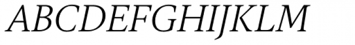 Gauthier Next FY Italic Font UPPERCASE