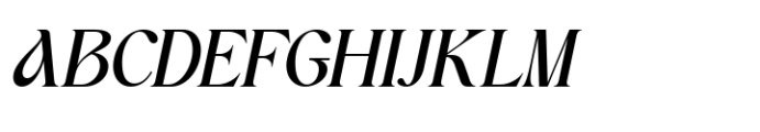 Gavelin Italic Font UPPERCASE