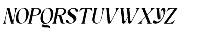 Gavelin Italic Font UPPERCASE