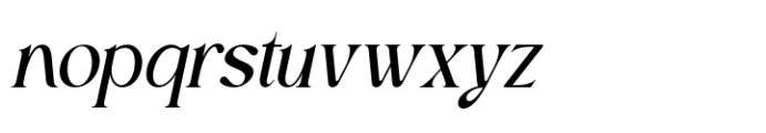 Gavelin Italic Font LOWERCASE