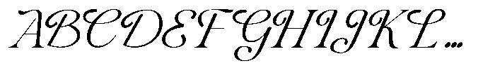 Gavielle Font UPPERCASE