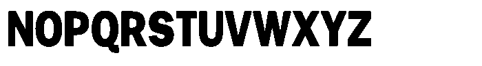 Gavion Black Condensed Font UPPERCASE