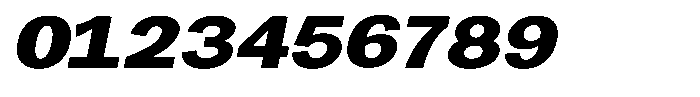 Gavion Black Expanden Italic Font OTHER CHARS