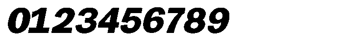 Gavion Black Italic Font OTHER CHARS