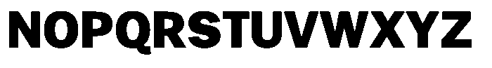 Gavion Black Font UPPERCASE