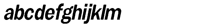 Gavion Bold Condensed Italic FONT