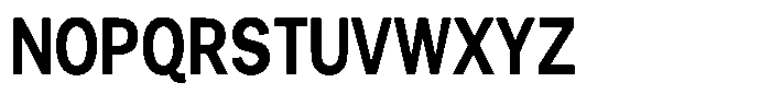 Gavion Bold Condensed Font UPPERCASE