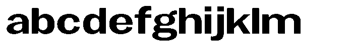 Gavion Bold Expanden FONT