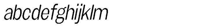 Gavion Condensed Italic FONT