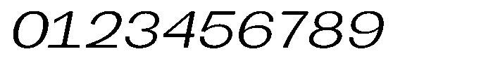 Gavion Expanden Italic Font OTHER CHARS