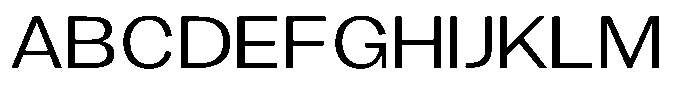 Gavion Expanden Font UPPERCASE