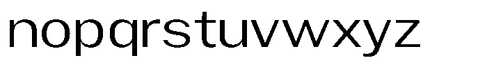 Gavion Expanden Font LOWERCASE