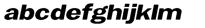 Gavion Extra Bold Expanden Italic FONT