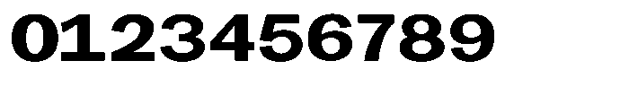 Gavion Extra Bold Expanden Font OTHER CHARS