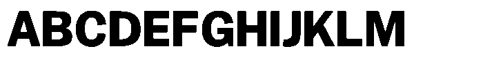 Gavion Extra Bold Font UPPERCASE