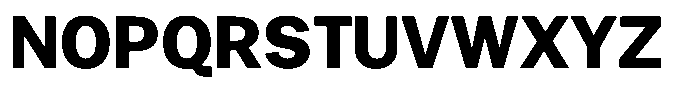 Gavion Extra Bold Font UPPERCASE