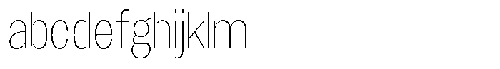 Gavion Extra Light Condensed FONT