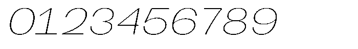 Gavion Extra Light Expanden Italic Font OTHER CHARS