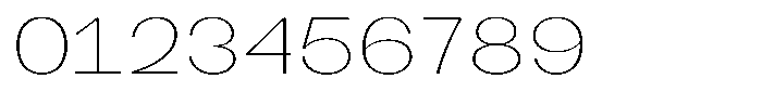 Gavion Extra Light Expanden Font OTHER CHARS